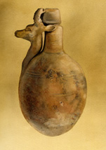Gazelle Bottle from Ancient Egypt